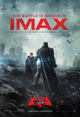 Poster IMAX de 'Batman v Superman'